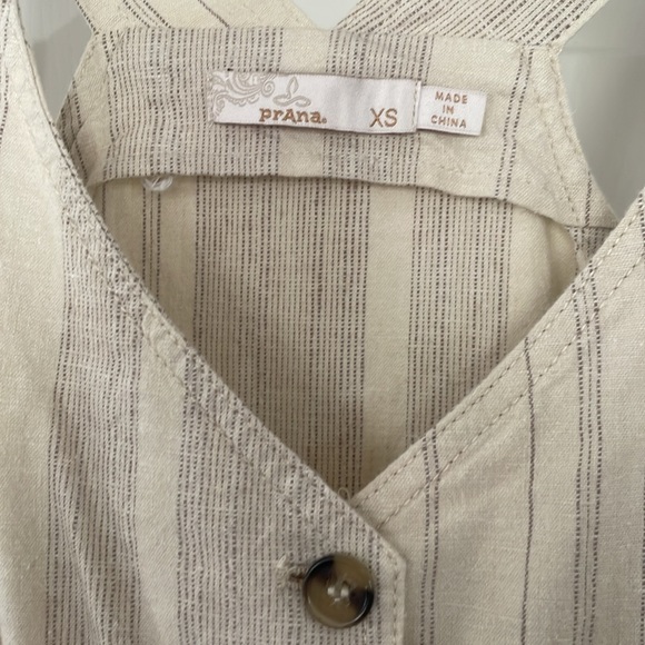 prAna XS racer back hemp/cotton/spandex knee length casual dress - Picture 6 of 14